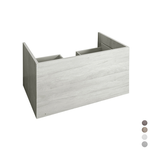Mueble de Baño Unika con 2 Cajones, 100x45.5x50 cm, Blanco Olmo - Product Image 3
