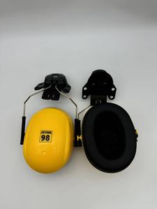 H9P3E個人用保護イヤーマフ安全ヘルメット取り付けイヤーマフノイズリダクションイヤリング保護 - Product Image 4