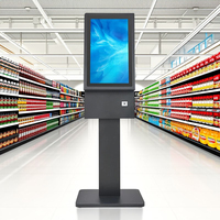 Kiosque de commande automatique tout-en-un pour supermarché, 27 pouces, kiosque de paiement personnalisé