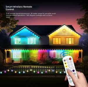 Waterproof LED Eaves Strip Light IP67 <b>RGB</b> Full Color Outdoor Decorative Lighting - Product Image 4