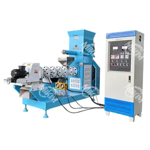 Floating Fish Pet Food Feed Pellet Mill machine Extruder and Processing Machine