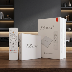 กล่องทีวีแอนดรอยด์14 K 4K พร้อมรีโมท BT เทคโนโลยี WiFi 6พอร์ต3.0 USB พอร์ต2GB RAM RAM Core Processor - Product Image 1