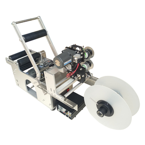 Mesin pelabelan Manual portabel dengan pencetak pita pengikat tanggal & pelabelan berperekat untuk botol bulat - Product Image 4