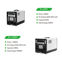 Station portable 300W, panneau solaire 500W, batterie LiFePO4 1KW, onduleur à onde sinusoïdale modifiée/pure, allume-cigare, kit solaire MPPT