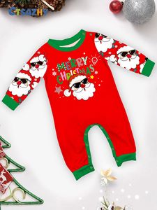 Conjunto de Pijamas Navideños de Manga Larga para Padres e Hijos para Invierno con Estampado de Papá <span class=keywords><strong>Noel</strong></span> de Dibujos Animados - Product Image 6