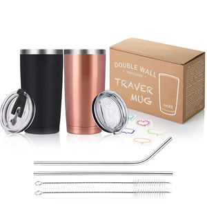 Logo personalizzato Auto di Vuoto Thermos Isolato Bicchiere Doppia Parete Per Andare Riutilizzabile 304 In Acciaio Inox Tazza di Caffè Tazza con Coperchio - Product Image 5