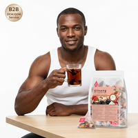 Té de Hierbas Naturales de Ginseng Diez Tesoros para la Vitalidad Masculina, Marca Privada OEM, Bolsitas de Té Piramidales de 5g*30