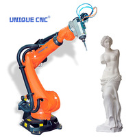 Vitesse rapide 7 axes 6 axes 8 axes bois Robot bras CNC routeur pour 3D sculpture Machine bois mousse Eps moule