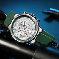 Montres-bracelets à quartz chronographe tendance Aocasdiy, best-sellers, avec date automatique, aiguilles luminescentes, étanches à 3 m, montre pour homme