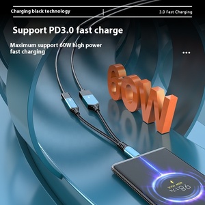 New Type-C USB3.0 Adapter Cable iPad pd60w sạc nhanh + OTG hai-in-one đa chức năng 3A hiện tại PVC Braid điện thoại di động - Product Image 3