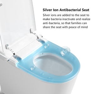 Anh tiêu chuẩn thông minh điện tử LED nhà vệ sinh tự động mềm đóng nắp điều khiển từ xa ghế sưởi ấm tiên tiến <span class=keywords><strong>WC</strong></span> thiết bị nhà vệ sinh - Product Image 2