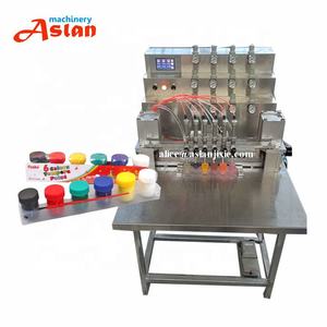 20ml Tempera peinture ensemble <span class=keywords><strong>gouache</strong></span> couleur remplissage scellage machine/ 6 buses peinture couleur pots remplissage scellage machine - Product Image 1