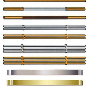 Main courante d'ascenseur en acier inoxydable, extrémités plates et courbées, 304 201, design moderne et simple pour l'intérieur des ascenseurs - Product Image 2