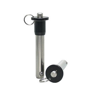 Goupilles de verrouillage à billes de vente chaude poignée en aluminium corps en acier inoxydable réseau de fils goupille à dégagement rapide goupille de verrouillage à billes - Product Image 4