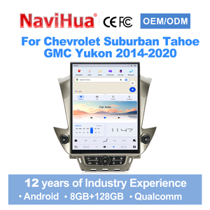 Autoradio Android Navihua, autoradio Carplay, navigation GPS, style Tesla 15,6 pouces pour Chevrolet Tahoe Suburban GMC Yukon 2014-2020 - Product Image 2
