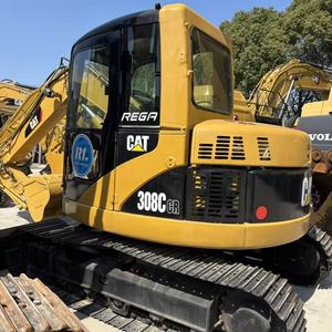 Excavadora de cadenas CAT 308CCR de giro cero en buen estado, excavadora usada original CAT en venta - Product Image 2
