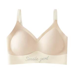 Soutien-gorge de sport pour femme, style débardeur, uni, tendance été, fin, confortable, sans couture, doux, sans armatures, bon maintien, bonnet 3/4, effet push-up - Product Image 5