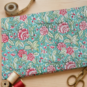 Tissu en coton tricoté de qualité supérieure, résistant à l'eau, imprimé floral, poids moyen, pour vêtements, textiles de maison, sacs et articles pour filles - Vente en gros - Product Image 2