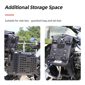 Support de sacoche latérale pour <span class=keywords><strong>moto</strong></span> DS900X en acier inoxydable argenté 250cc, support de boîte à bagages pour <span class=keywords><strong>moto</strong></span> - Product Image 4