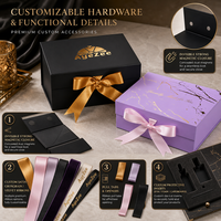 Boîte magnétique personnalisée, boîte cadeau rigide, boîte d'emballage en papier pliable avec logo, impression couleur PMS, taille personnalisée, vente en gros