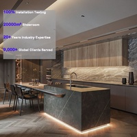Nouveautés : Ensemble de meubles de cuisine intégrés et intelligents pour projets de villas aux Philippines
