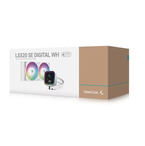Enfriador de Procesador Deepcool LS520 SE Digital Blanco, Refrigeración Líquida RGB de 120mm, Rodamiento Fluido, Cobre y Aluminio, para Computadoras Gaming - Product Image 1