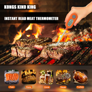 Prix usine ABS LCD affichage trou suspendu usage alimentaire thermomètre BBQ numérique - Product Image 6