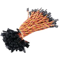 Nouveau Câble Torsadé Anti-Interférence Mâle-Femelle JR 22AWG 200mm 250mm pour Pièces et Accessoires d'Avions RC et Drones
