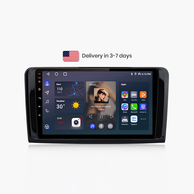 US Stock Junsun Car Multimedia Play for Mercedes Benz M-Class W164 GL-Class X164 ML GL Car Android Auto Radio GPS Navigation