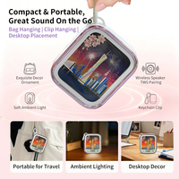 Porte-clés Bluetooth 3D en papier découpé en forme de Mini Tour de Canton avec veilleuse LED à commande tactile, souvenir touristique, vente en gros