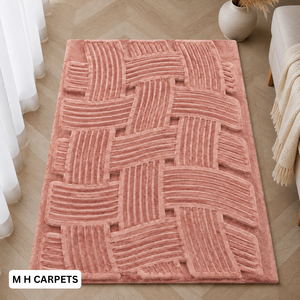 Alfombra de lana de lujo hecha a mano, ecológica, moderna, para hotel, sala de estar, decoración del hogar - Product Image 5