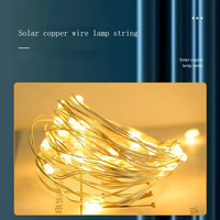 Lanternes solaires d'extérieur IP65 résistantes à l'eau, guirlande lumineuse LED pour jardin, joyeux anniversaire, lumières décoratives de haute qualité