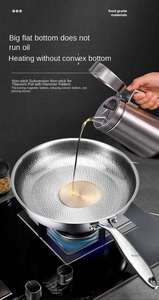 Non-coated Pure Titanium Eco-Friendly 28cm Frying <b>Pan</b> <b>Skillet</b> Fish Scale Hammer Pattern Gas Induction Cookers - Product Image 5