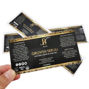 Tùy chỉnh công ty Logo dính Sticker chai và nhãn với tên nhà sản xuất Cảm ơn bạn đã mua hàng của bạn tấm - Product Image 2