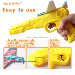 Lanzador de Aviones de Juguete con Expulsión con un Solo Clic, Modelo Más Seguro, Pistola de Juguete de Aviones, Juego de Disparos - Product Image 5