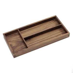 Japanese Style Wooden Tray Rectangle 33cm Minimalist Design <b>Coffee</b> <b>Table</b> Decorative Tray <b>Pine</b> Material - Product Image 5