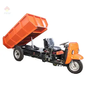 金王柴油2吨建筑机械自卸车敞开式成人三轮车迷你自卸车