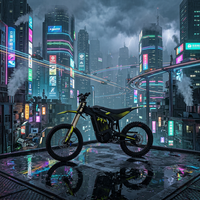Bicicleta Eléctrica de Montaña 17KW 500Nm 72V 40Ah 120km de Autonomía 95km/h IP65 Impermeable Neumáticos CST Venta al por Mayor para Adultos