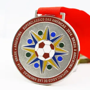 Üretici özel Metal ödülü futbol hatıra futbol kupa futbol madalya