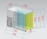KINKAI Geïntegreerde Industriële Warmtepompdroger Motor van RVS voor Groenten/Fruit/Vlees/Vis/Noedels Energiebesparend
