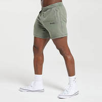 Fabricant de vêtements, shorts classiques slim fit, logo brodé personnalisé, shorts vintage en molleton technique