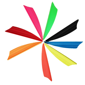 SPG flèches professionnelles, aubes de guidage en plastique, vent, plume en plastique TPU, fletting, aubes de flèche de feu rapide - Product Image 1