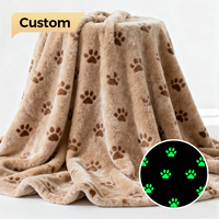 Plaid en flanelle douce de qualité supérieure, motif lumineux, décoratif, lumineux, chaud et confortable pour chambre et canapé, couverture lumineuse en flanelle