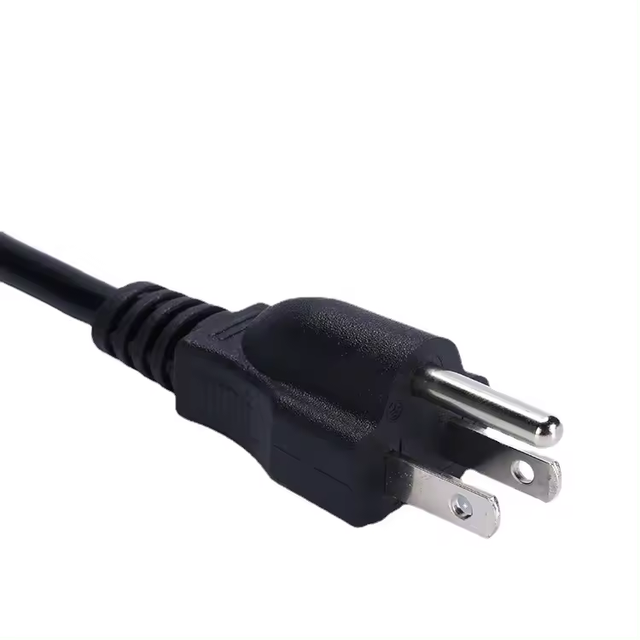 Japanese Power Cord PSE for Certified 3-Pin Plug Cord for Computer Home Appliance 15A Rated Current 3M/5M Cable Length 3 Ac