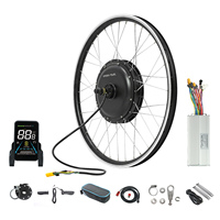 GreenPedel 52v Kit de conversion de vélo électrique 2000W Ensemble de moteur de moyeu arrière avec écran LCD