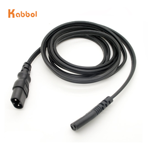 Chất lượng cao IEC 320 C18 để C7 cắm AC Power cắm Adapter Cáp PDU Ups, tiêu chuẩn AC dây nguồn nam cắm dây mở rộng - Product Image 2