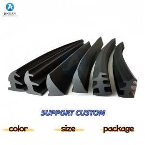 Aluminium deuren en ramen EPDM composiet afdichtingsstrip stofdicht waterdicht rubberen glasstrip voor aluminium kunststof ramen & deuren - Product Image 1