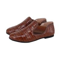 Chaussures décontractées imperméables et respirantes antidérapantes marron, nouveau design, à enfiler, pour le travail quotidien, les sorties en plein air, toutes saisons