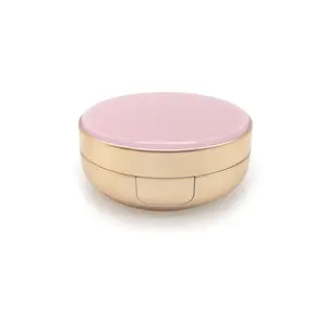 Luxury pink top cover removable cosmetic BB cream air cushion packaging container case