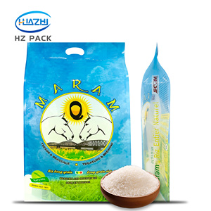 Sacs <span class=keywords><strong>d</strong></span>'emballage personnalisés OEM en plastique à soufflet latéral de qualité alimentaire, sous vide, pour riz, céréales, riz blanc, riz long, riz jasmin, riz basmati, 1kg, 2kg, <span class=keywords><strong>5kg</strong></span>, 10kg - Product Image 4